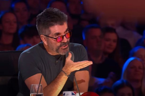 SImon Cowell judging Britain's Got Talent