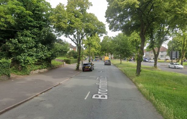 West Midlands Police said they were called to Bromford Lane in Erdington (pictured) after a teenager was robbed and they then arrested a 13-year-old