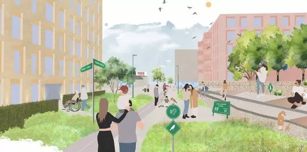 CGI of how Hollinwood Canal Park could look