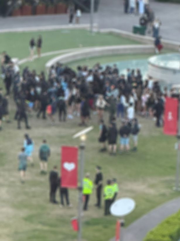 Merseyside Police is aware of issues with huge groups of youths gathering in Chavasse Park and Liverpool One 
