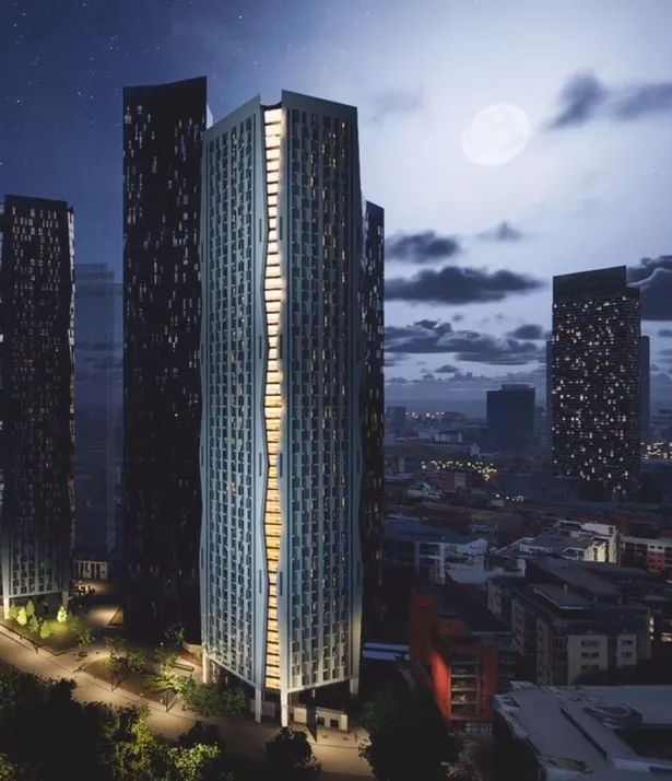 Contour, seen from Mancunian Way