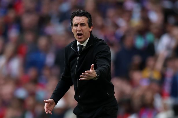 Aston Villa manager Unai Emery