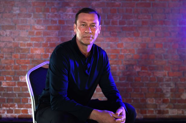 Duncan Ferguson pictured in the Titanic Hotel in Liverpool