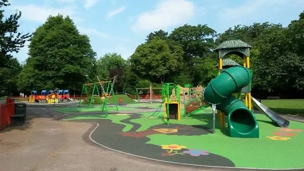 There's a huge play area