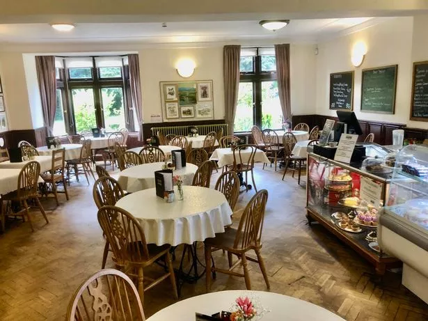 The Damhouse tea room in Astley, Wigan
