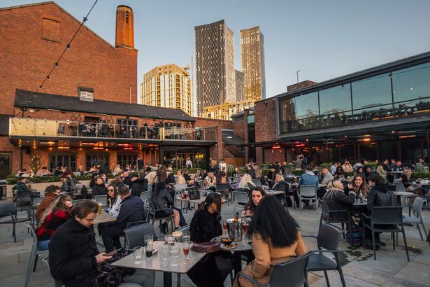 Dukes 92 has one of the most popular beer gardens in Manchester