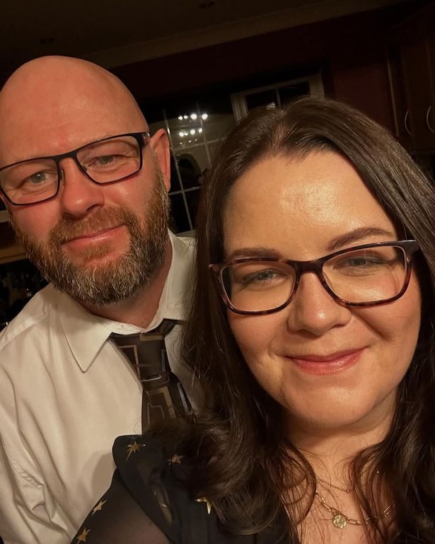 Bethany with her partner who she met ten years ago