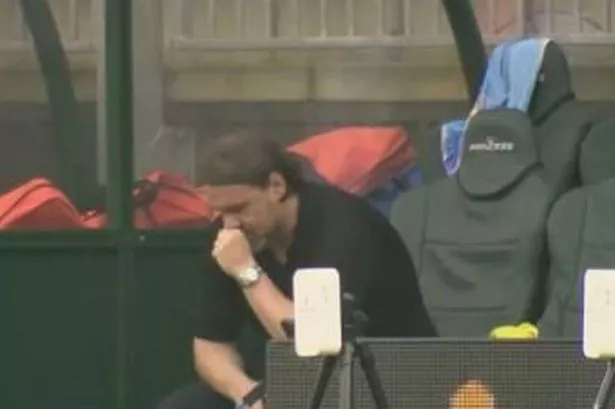 Daniel Farke remained in the dugout after Leeds clinched the Championship title