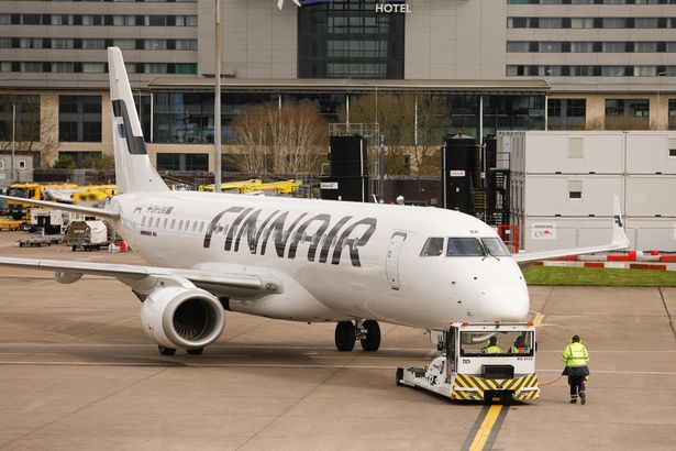 A Finnair plane