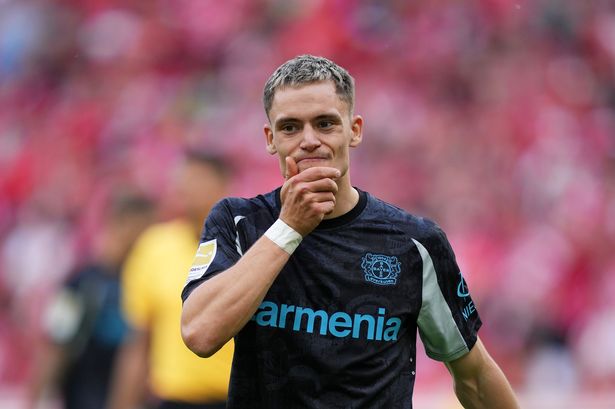 Florian Wirtz during a Bayer Leverkusen game