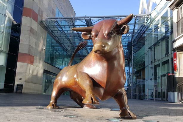 The entrance to the Bullring shopping centre in Birmingham 