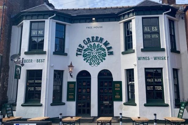 Front of the Green Man pub on Lark Lane, Aigburth