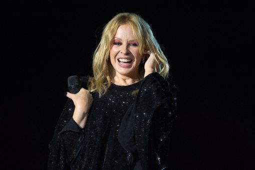 Kylie Minogue performing