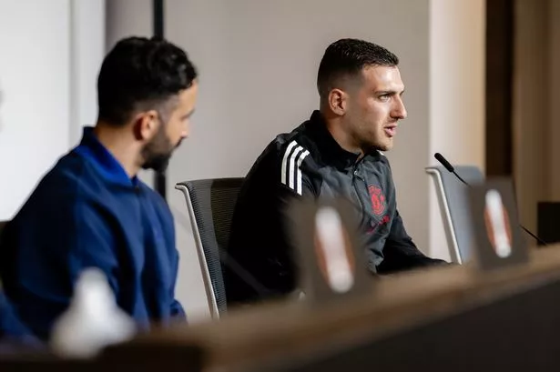 Diogo Dalot and Ruben Amorim