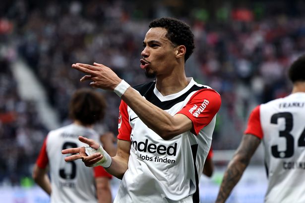Hugo Ekitike has enjoyed a stellar year in the Frankfurt attack
