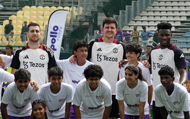 Dalot, Maguire and Onana went on to Mumbai