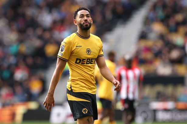 Matheus Cunha in action for Wolves.