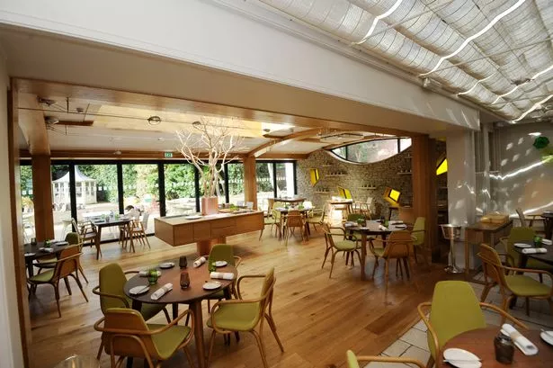 Inside Simpsons restaurant in Edgbaston 