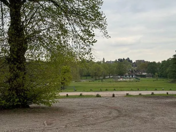 In the foreground one of Sutton Park's car parks which could all become chargeable with pay and display machines in November if Birmingham City Council chiefs get the go-ahead 