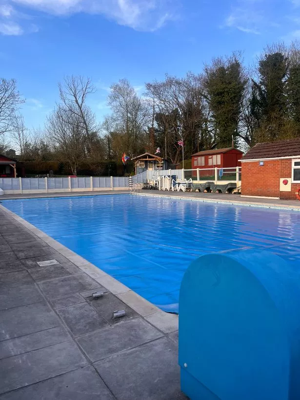 The camp had plenty to do to pass the time including a swimming pool, a tennis court, ping pong and a Nintendo WII console