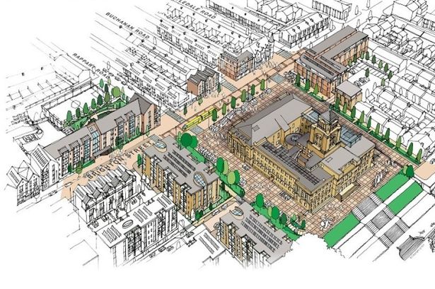 An illustration of what the area around Wallasey could look like