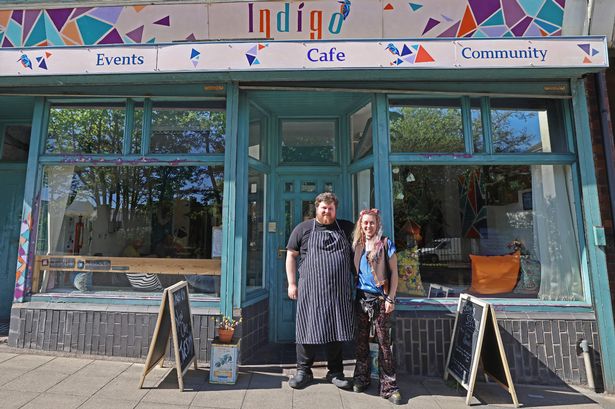 Indigo Cafe in Rock Ferry pictured Michalis and Golfo Migos