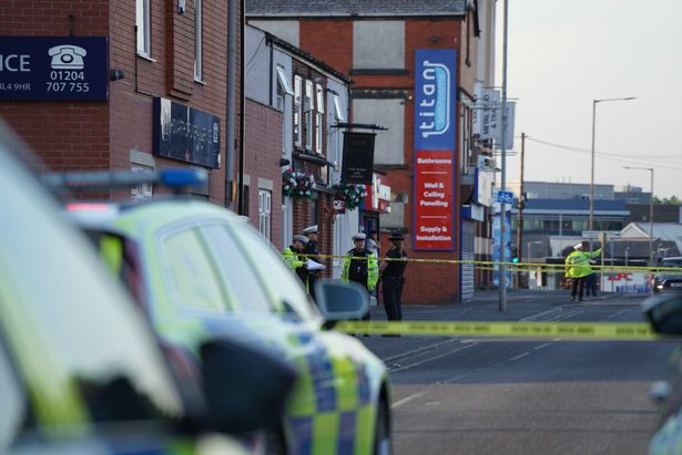 Police at the scene
