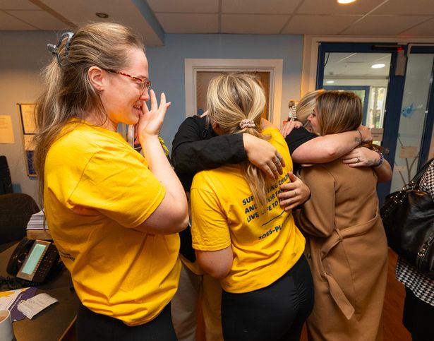 Zoe's Place staff and the families they care for were left in tears after the hospice was saved last year