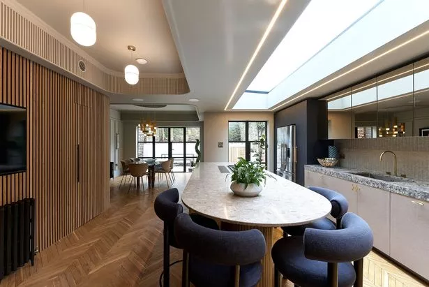 Thought was given to how the kitchen connects to other spaces including the garden