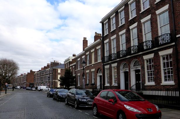 A general view of Falkner Street 
