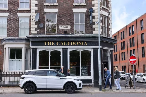 The Caledonia pub on Caledonia St in Liverpool