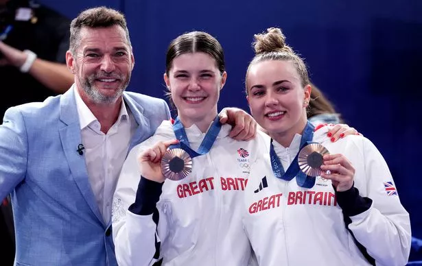 Fred Sirieix with his daughter Andrea Spendolini-Sirieix