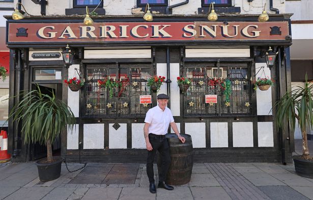 The Garrick Snug pub in Birkenhead pictured Patrick Lynch