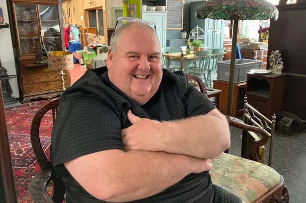 Liverpool Antique Centre owner Steve Swainbank