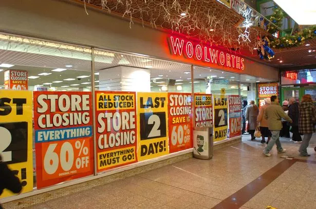 The last day of trading for Woolworths.St Johns, Liverpool in 2009
