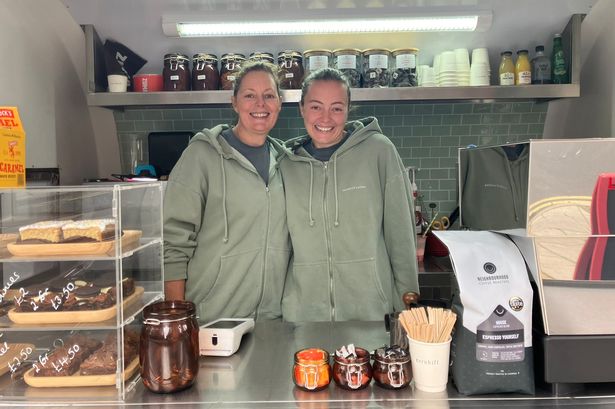 Julie and Rosie opened Cornhill Coffee last summer