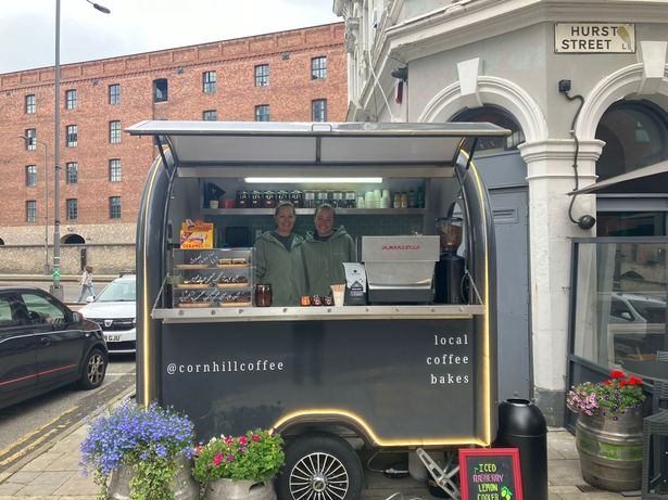 Mum Julie Broom and daughter Rosie Holt, who run Cornhill Coffee