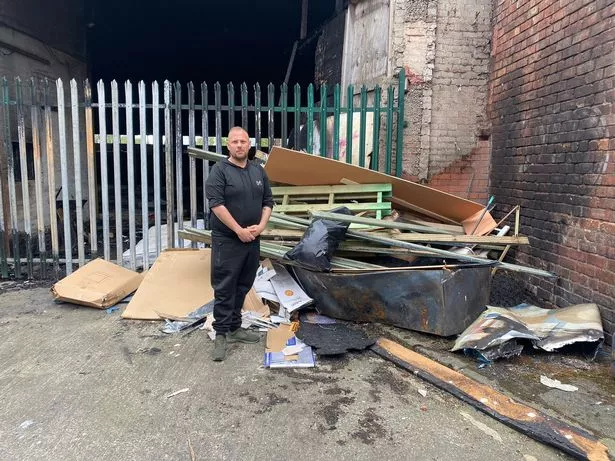 Kevin Robinson-Hale reported the waste left dumped near Greatie Market