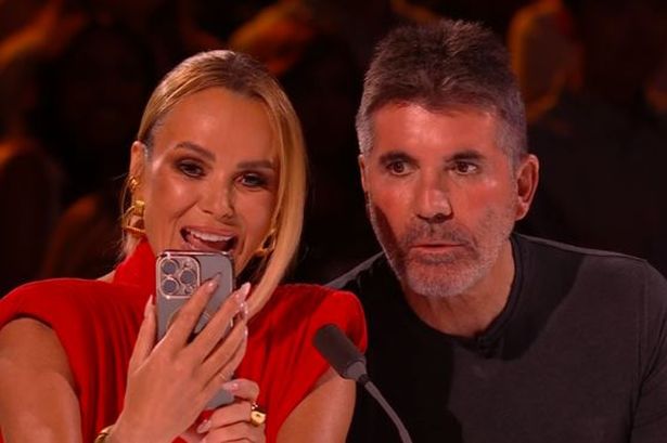Amanda Holden and Simon Cowell were wowed when Davina McCall picked up the phone