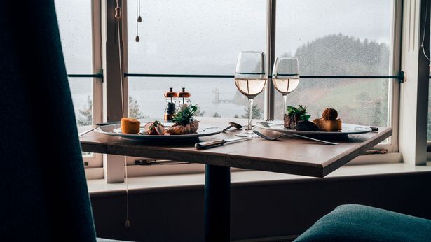 The Tower Restaurant is the hotel's main dining option