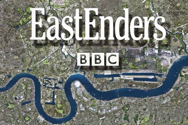 The logo for EastEnders.