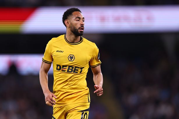 Matheus Cunha in action for Wolves.