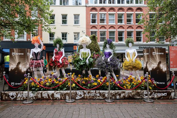 Last year's Manchester Flower Festival featured a stunning floral tribute to Girls Aloud