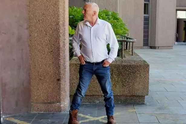 Marc Dougherty outside Liverpool Magistrates' Court