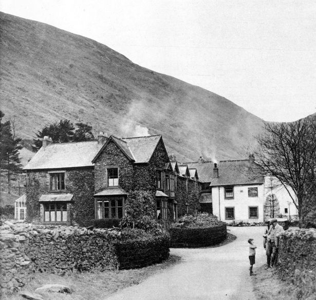A village which was deliberately flooded to make a reservoir has re-emerged due to the lack of rain fall.