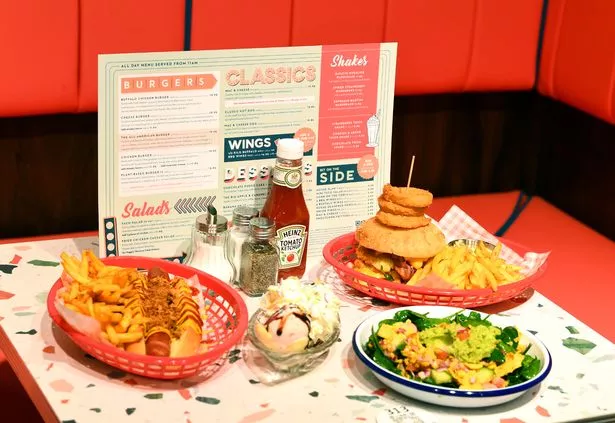 Food at Monty's All Day Diner,at Liverpool JLA Departure Lounge.(Pic Andrew Teebay).