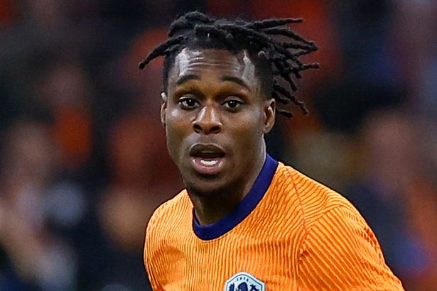 Jeremie Frimpong. during the Friendly match between Netherlands and Scotland at Amsterdam Arena on March 22, 2024