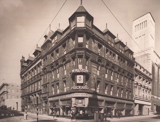 The original Watson Prickard store on North John Street in Liverpool in 1967
