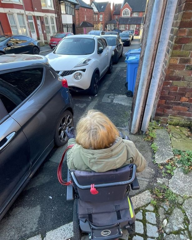 Pavement parking causes major problems for wheelchair users 