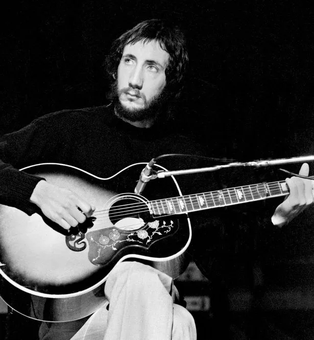 Peter performing live on stage in 1974